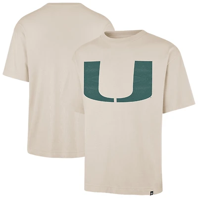 Men's '47 Cream Miami Hurricanes Ravine Foundation T-Shirt