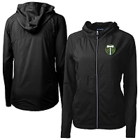 Women's Cutter & Buck Portland Timbers Adapt Eco Knit Hybrid Recycled Raglan Full-Zip Jacket