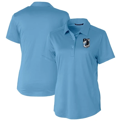 Women's Cutter & Buck  Powder Blue Minnesota United FC Prospect Eco Textured Stretch Recycled Polo