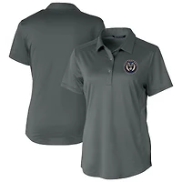 Women's Cutter & Buck Philadelphia Union Prospect Eco Textured Stretch Recycled Polo