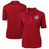 Women's Cutter & Buck Red New York Red Bulls Virtue Eco Pique Recycled Polo
