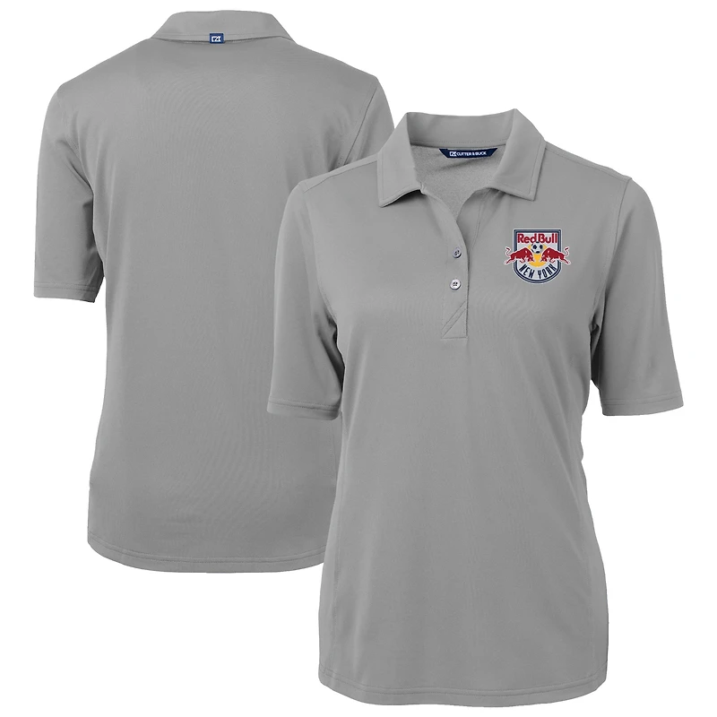 Women's Cutter & Buck New York Red Bulls Virtue Eco Pique Recycled Polo