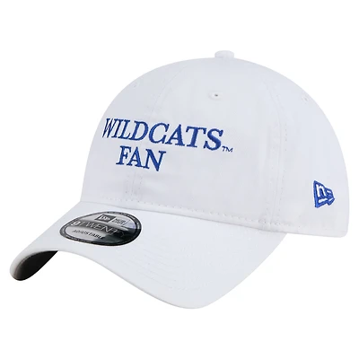 Men's New Era White Kentucky Wildcats Fan 9TWENTY Adjustable Hat