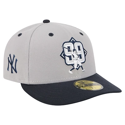 Men's New Era Aaron Judge Gray York Yankees 59FIFTY Fitted Hat