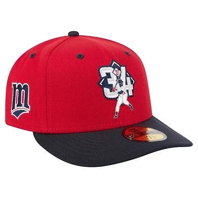 Men's New Era Kirby Puckett Red Minnesota Twins 59FIFTY Fitted Hat