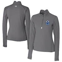 Women's Cutter & Buck Vancouver Whitecaps FC Traverse Stretch Eco Quarter-Zip Top