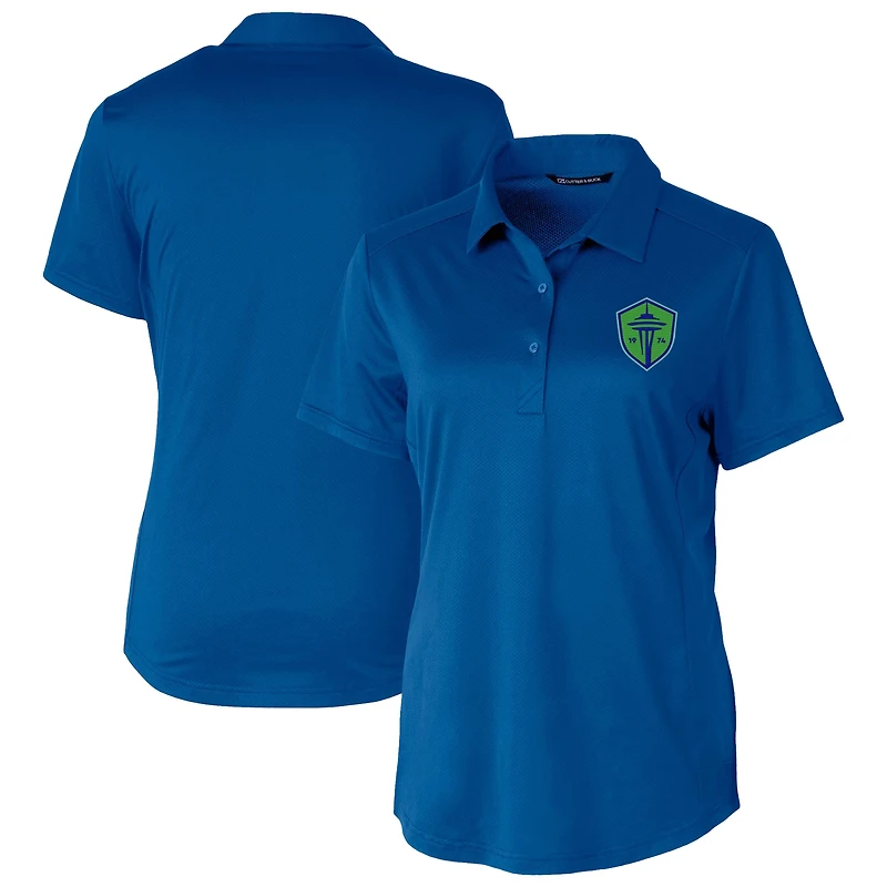 Women's Cutter & Buck Seattle Sounders FC Prospect Eco Textured Stretch Recycled Polo
