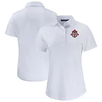 Women's Cutter & Buck  White Toronto FC Prospect Eco Textured Stretch Recycled Polo