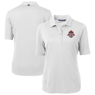 Women's Cutter & Buck  White Toronto FC Virtue Eco Pique Recycled Polo