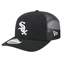 Men's New Era  Black Chicago White Sox 9SEVENTY COOLERA Trucker Adjustable Hat