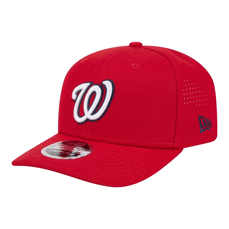 Men's New Era  Red Washington Nationals Performance 9SEVENTY Adjustable Hat