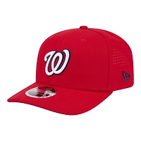 Men's New Era  Red Washington Nationals Performance 9SEVENTY Adjustable Hat