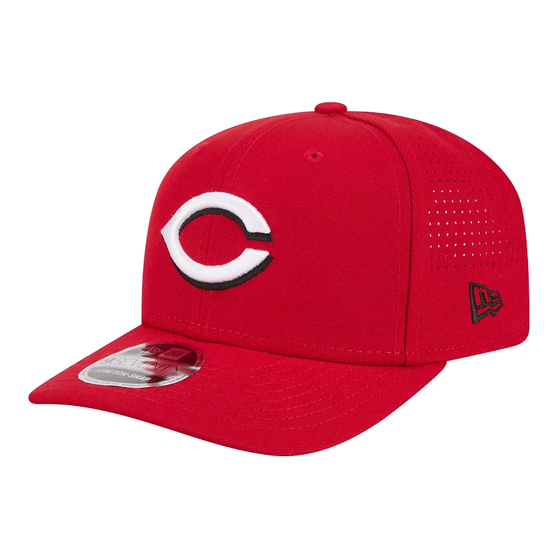 Men's New Era  Red Cincinnati Reds Performance 9SEVENTY Adjustable Hat