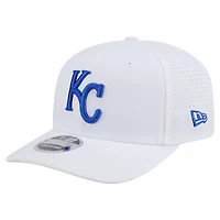 Men's New Era White Kansas City Royals COOLERA 9SEVENTY Adjustable Hat