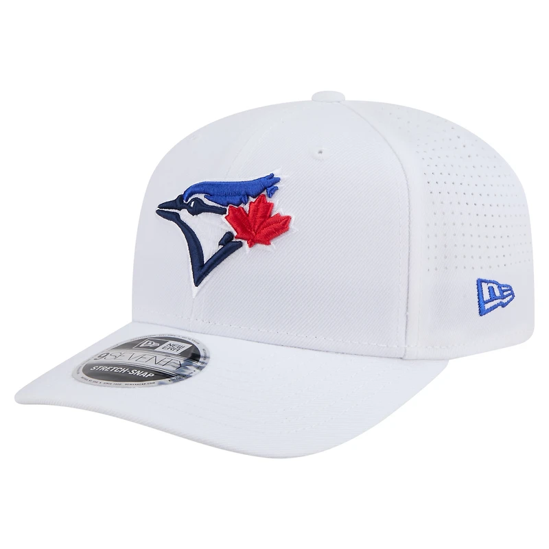 Men's New Era White Toronto Blue Jays COOLERA 9SEVENTY Adjustable Hat