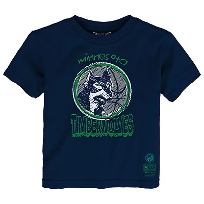 Toddler Mitchell & Ness Navy Minnesota Timberwolves Favorite Team T-Shirt