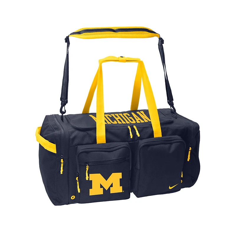 Nike Michigan Wolverines Utility Power Duffel Bag