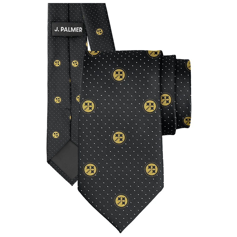 Men's J. Palmer Pittsburgh Steelers Game Day Polka Dot Tie