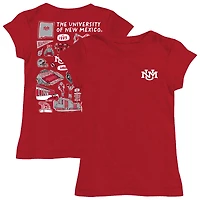 Youth Vive La Fete  Cherry New Mexico Lobos Impressions Artwork Fitted T-Shirt