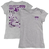 Youth Vive La Fete TCU Horned Frogs Impressions Artwork Fitted T-Shirt