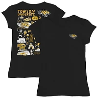 Youth Vive La Fete  Black Towson Tigers Impressions Artwork Fitted T-Shirt