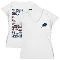 Women's Vive La Fete Howard Bison Impressions Artwork V-Neck T-Shirt