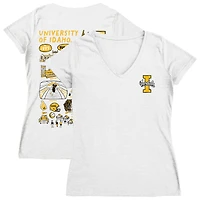 Women's Vive La Fete Idaho Vandals Impressions Artwork V-Neck T-Shirt