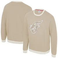 Unisex Stadium Essentials  Tan Indiana Fever Club Level Chenille Pullover Sweatshirt
