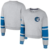 Unisex Stadium Essentials  Heather Gray Minnesota Lynx Cropped Pullover Sweatshirt