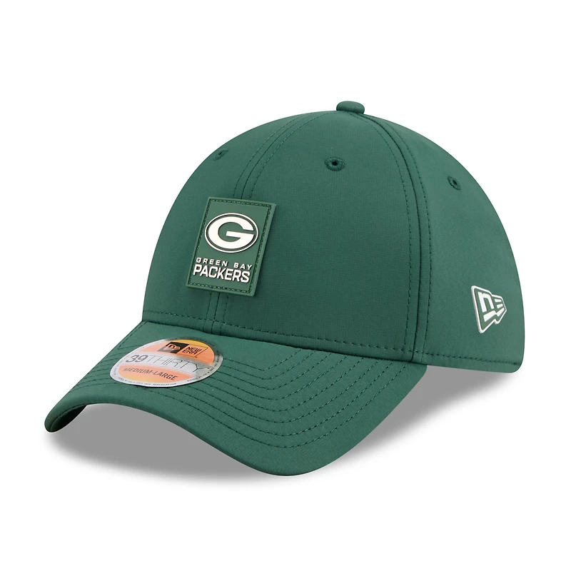 Men's New Era Green Bay Packers 2025 Sideline 39THIRTY Flex Hat