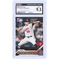Grayson Rodriguez Baltimore Orioles 2023 Topps Now Orioles Top Prospect Makes His MLB Debut In Texas #57 CGC Authenticated 9.5 Rookie Card