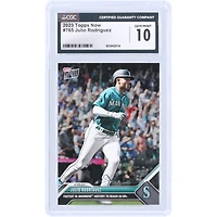 Julio Rodriguez Seattle Mariners 2023 Topps Now Fastest In Mariners History To Reach 50 HRs #765 CGC Authenticated Card