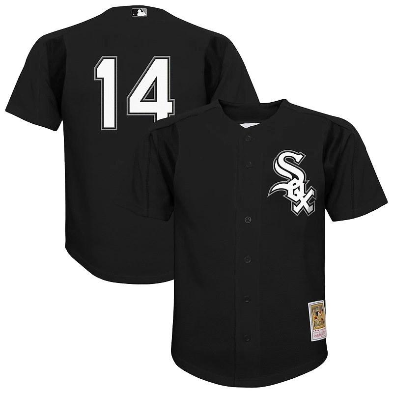 Youth Mitchell & Ness Paul Konerko Black Chicago White Sox Mesh Batting Practice Jersey