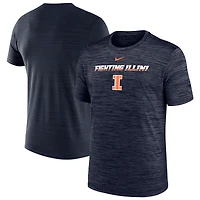 Men's Nike Navy Illinois Fighting Illini Velocity Dri-FIT T-Shirt