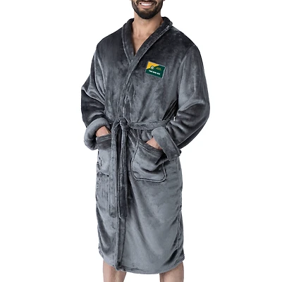 Men's The Northwest Group Charcoal Athletics Cooperstown Collection Snipe Personalized Robe