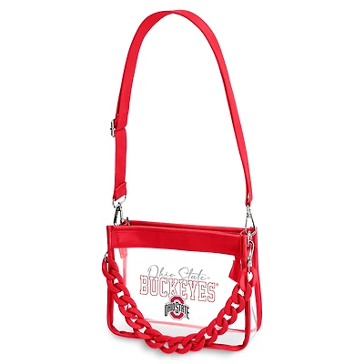 WEAR by Erin Andrews Ohio State Buckeyes Plastic Chain Mini Crossbody