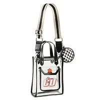 WEAR by Erin Andrews Clemson Tigers Clear Stadium Crossbody Purse with Coin Pouch