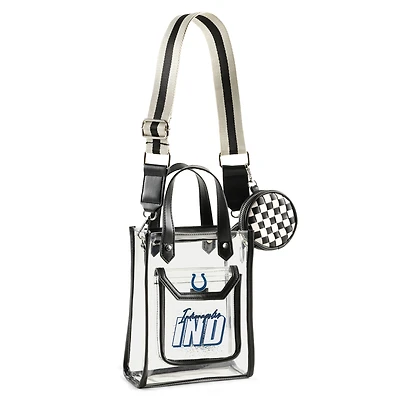 WEAR by Erin Andrews Indianapolis Colts Clear Stadium Crossbody Purse with Coin Pouch