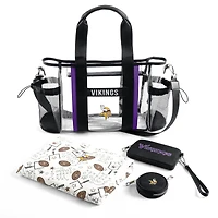 WEAR by Erin Andrews Minnesota Vikings Clear Stadium Baby Bag