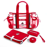 WEAR by Erin Andrews Georgia Bulldogs Clear Stadium Baby Bag