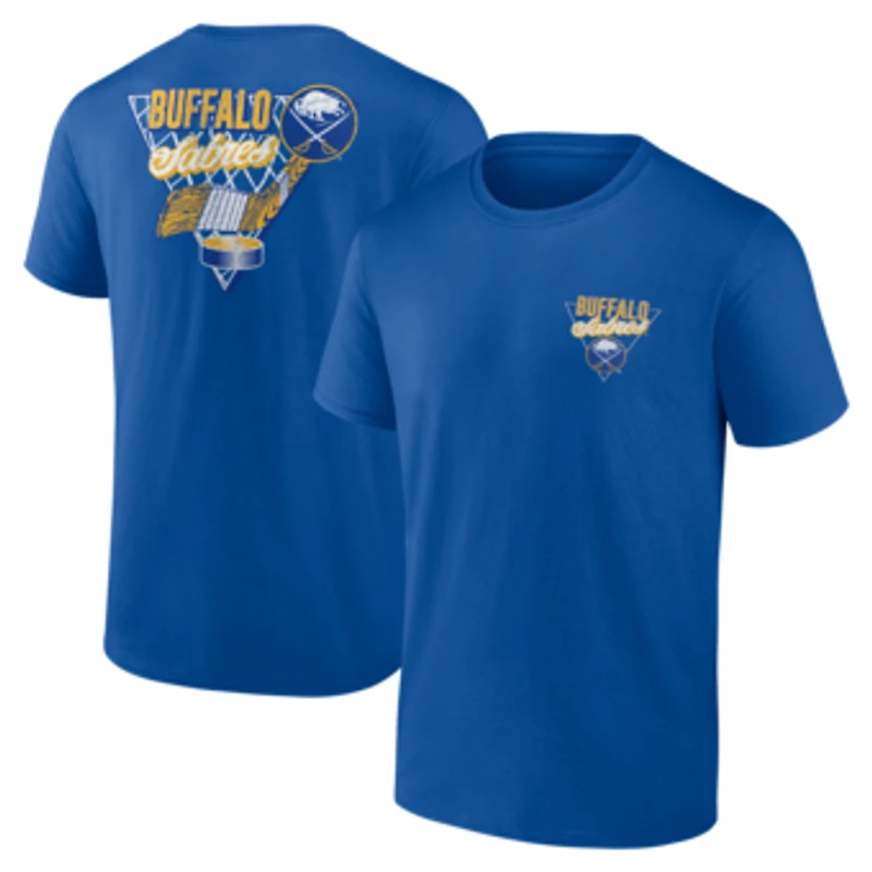Men's Royal Buffalo Sabres Net Slap T-Shirt