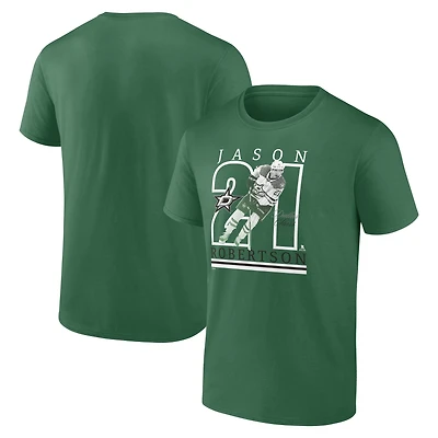 Men's Jason Robertson Kelly Green Dallas Stars Player Show T-Shirt