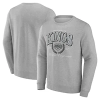 Men's  Gray Los Angeles Kings Reign Supreme Pullover Sweatshirt