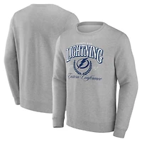 Men's  Gray Tampa Bay Lightning Reign Supreme Pullover Sweatshirt