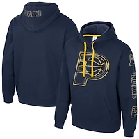 Unisex Stadium Essentials Navy Indiana Pacers Elementized Pullover Hoodie