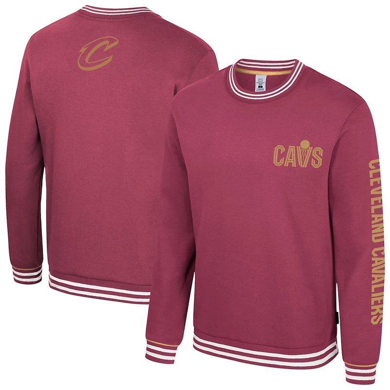 Unisex Stadium Essentials Wine Cleveland Cavaliers Half-Time 2 Pullover Sweatshirt