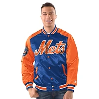 Men's Starter  Royal New York Mets Full-Snap Jacket