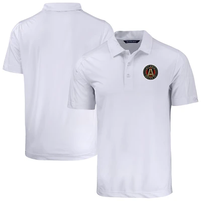Men's Cutter & Buck  White Atlanta United FC Big Tall Prospect Eco Textured Stretch Recycled Polo