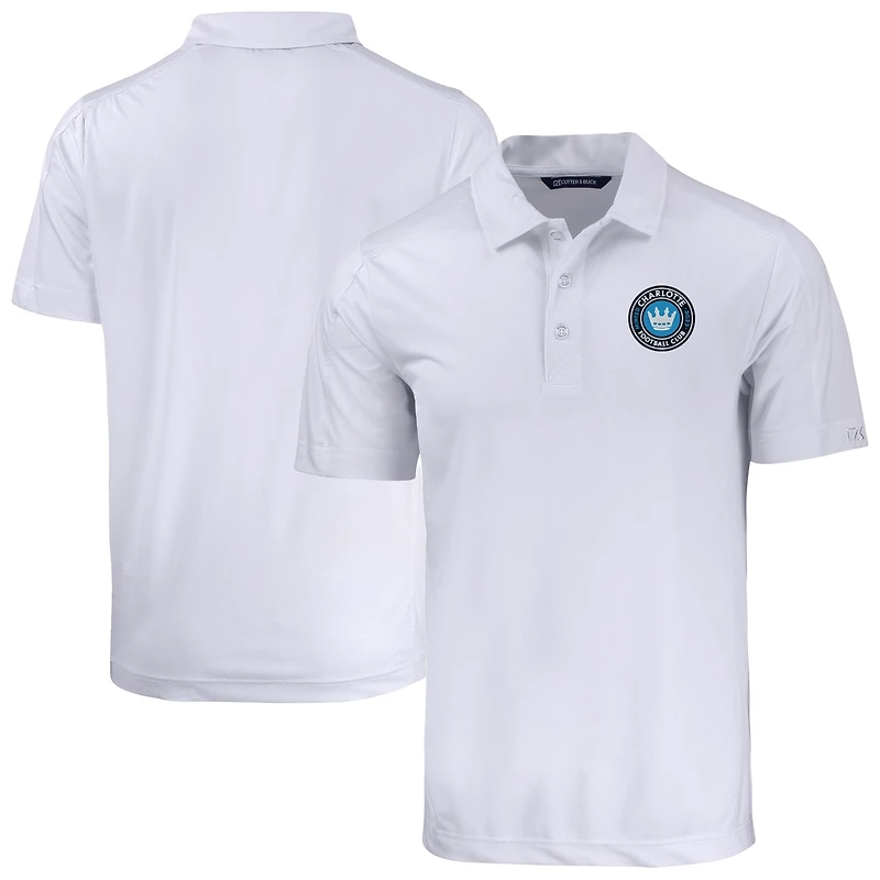 Men's Cutter & Buck Charlotte FC Big Tall Prospect Eco Textured Stretch Recycled Polo