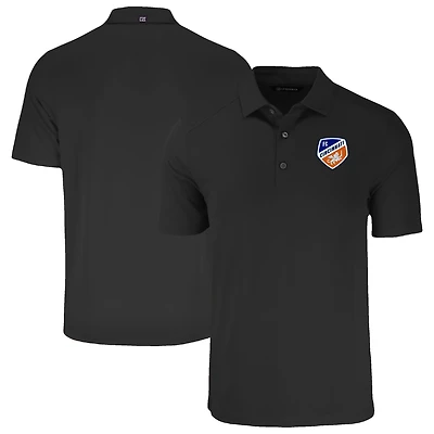 Men's Cutter & Buck  Black FC Cincinnati Big & Tall Forge Eco Stretch Recycled Polo